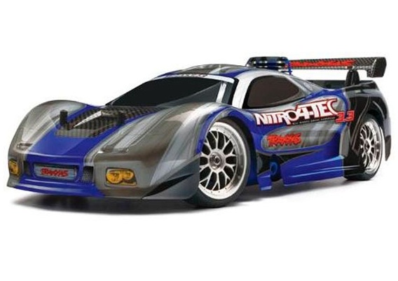 Auto 1/10 Nitro 4 Tec 3.3 Rtr - Traxxas - Tra48077 Azul 2.4