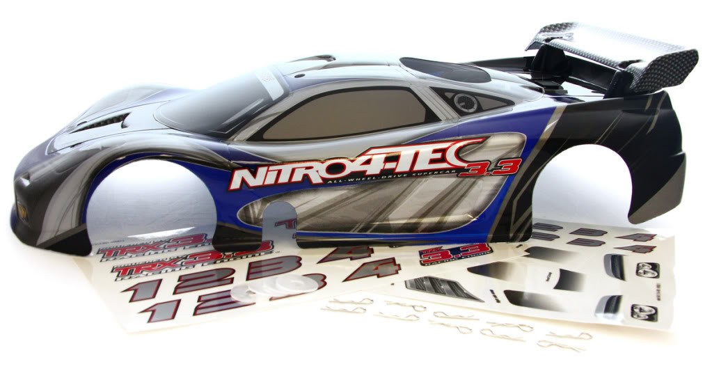 Bolha Nitro 4 Tec 3.3 - Traxxas - Azul