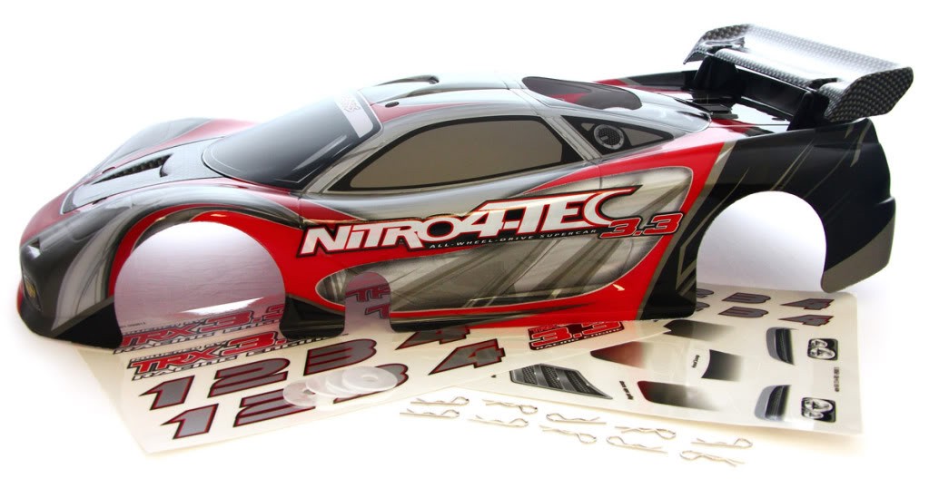 Bolha Nitro 4 Tec 3.3 - Traxxas - Vermelho