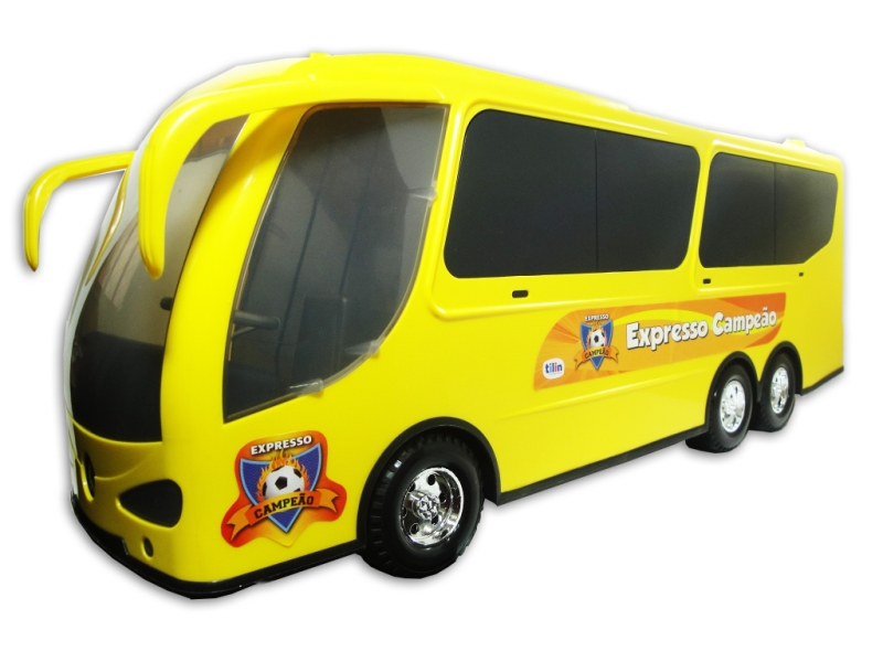 Onibus Expresso Campeao - Tilin - 60Cm 400 Som E Luzes Amarelo