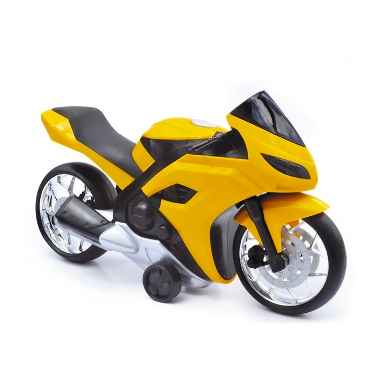 Moto Evolution - Bs Toys - Frico - Pneus De Borracha Amarelo
