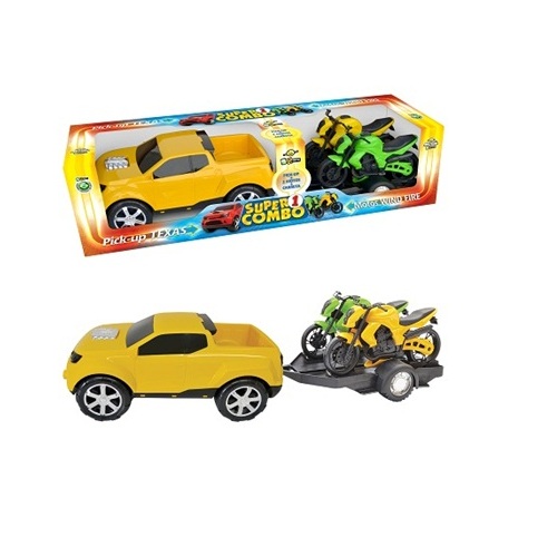 Super - Pick Up C/2 Motos - Texas - Amarelo