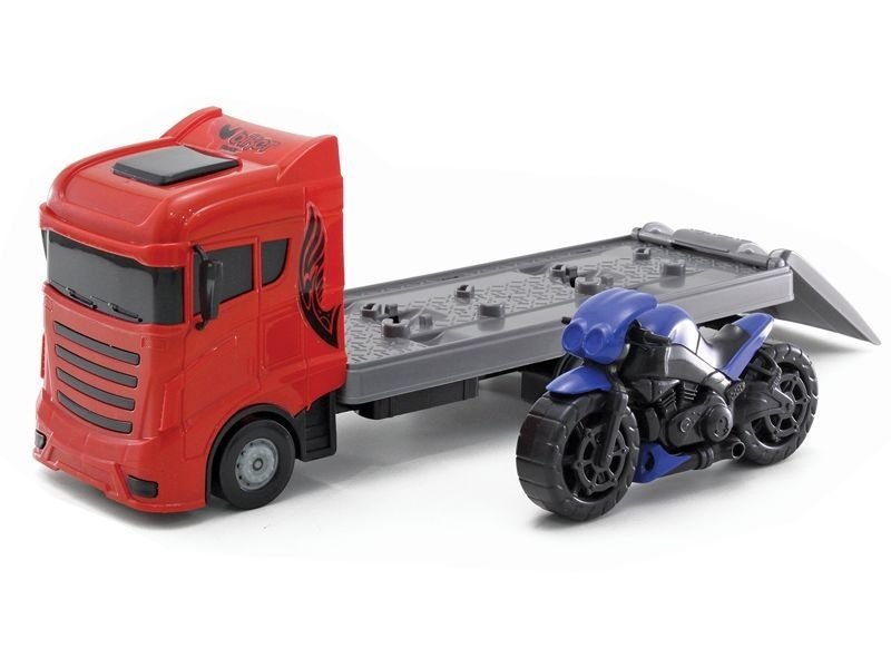 Caminho Biker Truck Com Moto - Orange - 417