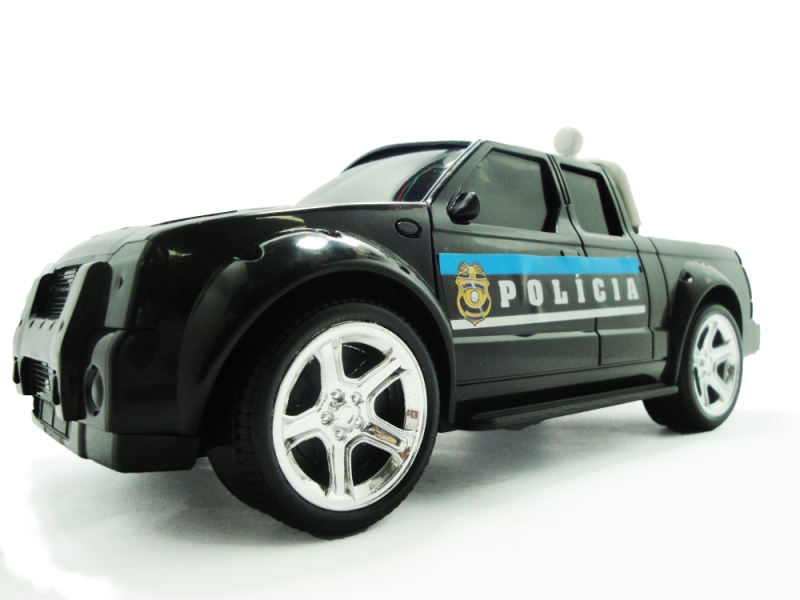 Pickup Policia Preto - Usual Plastic - Policia - Coleo Resgate