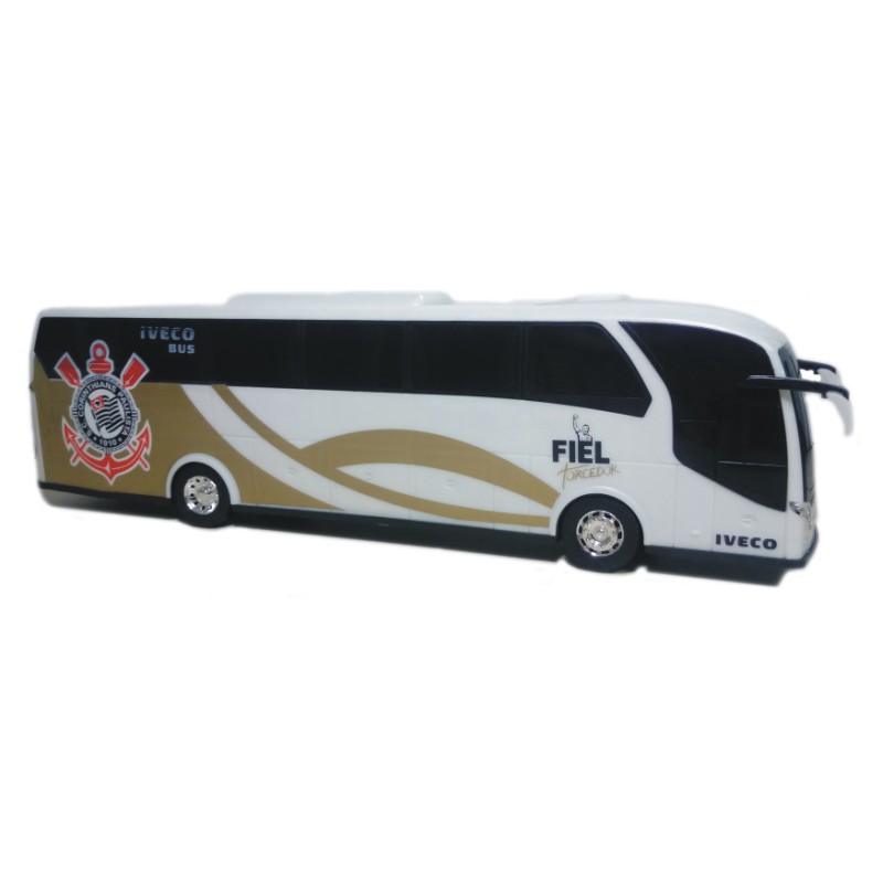 Onibus Iveco Corinthians - Usual Plastic - 269 Branco