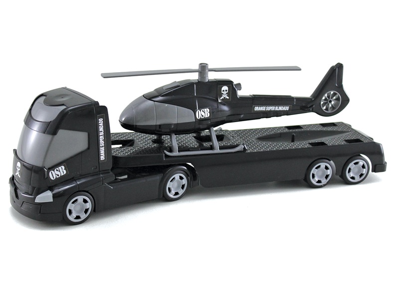 Trans Aereo Blindado - Orange Toys - Com Helicoptero 0407