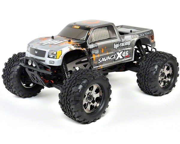 Auto 1/8 Savage X 4.6 Big Nitro Rtr Monster Truck W/2.4Ghz Radio - Hpi Racing - Hpi109083