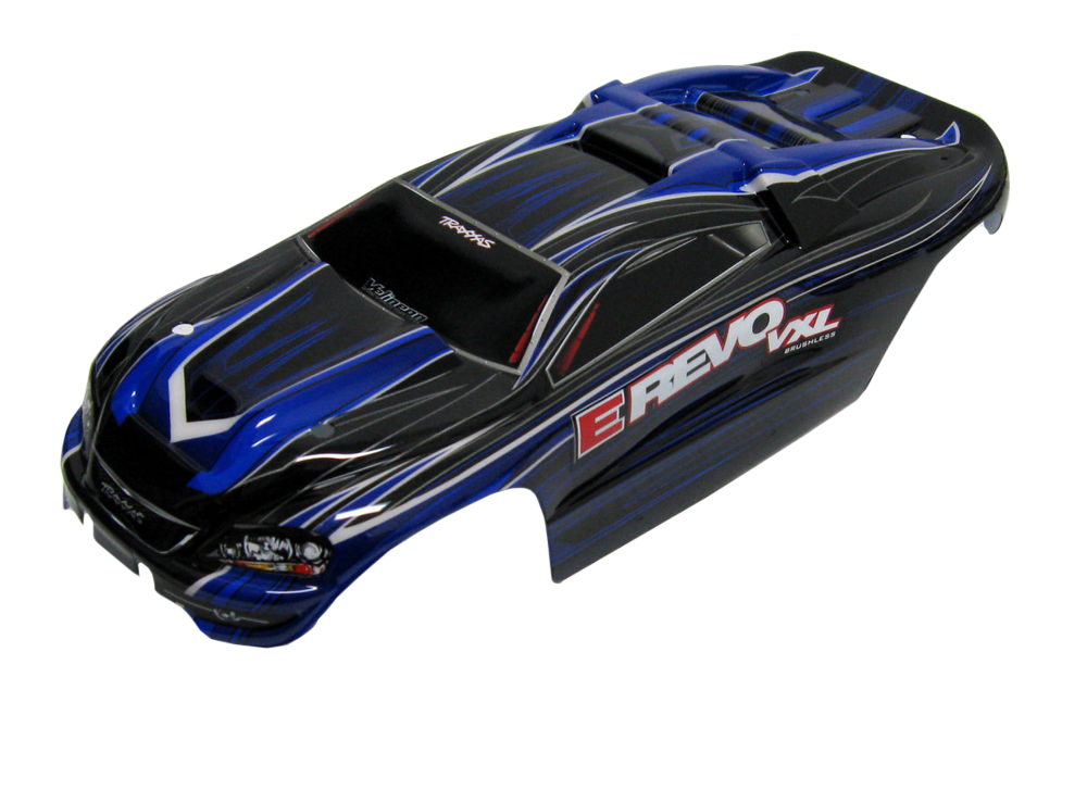 Bolha E-Revo 1/16 Original - Traxxas - Azul E Preto