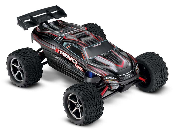 Auto 1/16 E-Revo 4X4 Brushless - Traxxas - Rtr Radio Tq 2.4Ghz Tra71074 Preto