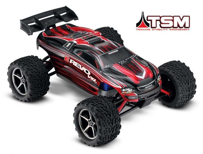 Auto 1/16 E-Revo 4X4 Brushless - Traxxas - Rtr Radio Tq 2.4Ghz 71076-3 Vermelho Tsm