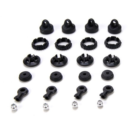 Losi Kit Reparo Amortecedor Plastico Shock (4) Ten-T - Losi Racing - Losb2904