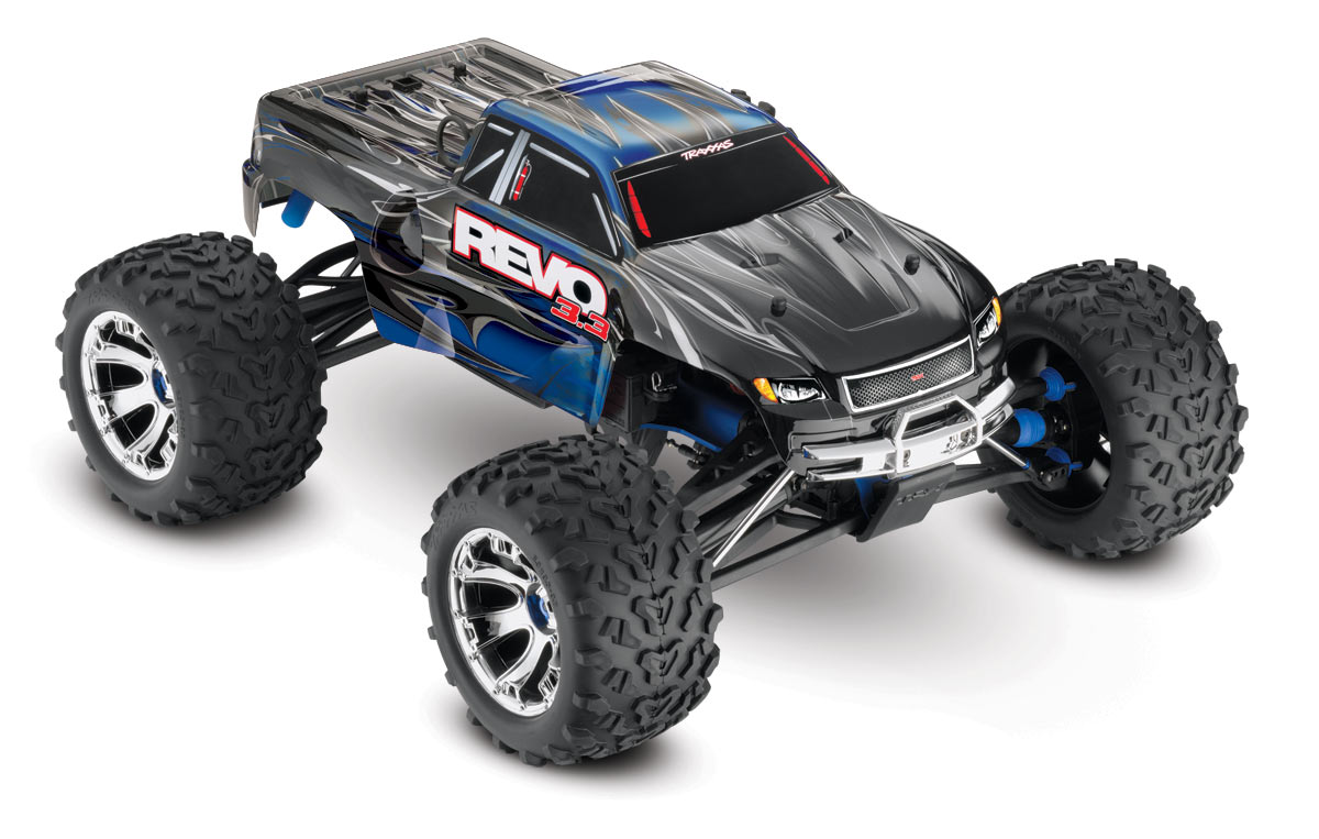 Auto 1/10 Revo 3.3 4Wd Tqi 2.4Ghz Rtr - Traxxas - Tra5309 Azul