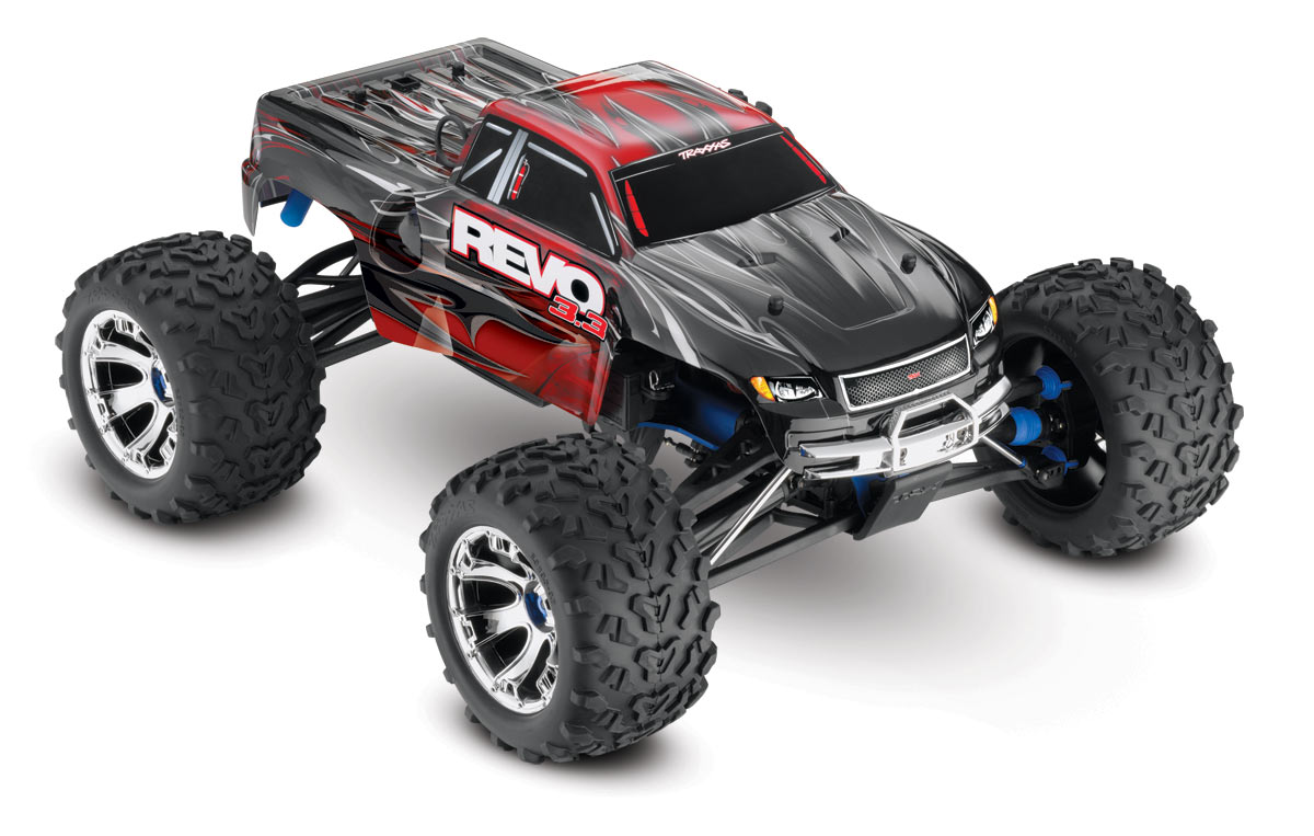 Auto 1/10 Revo 3.3 4Wd Tqi 2.4Ghz Rtr - Traxxas - Tra5309 Vermelho