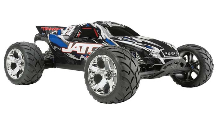 Auto 1/10 Jato 3.3 2Wd Nitro Tqi 2.4Ghz Rtr - Traxxas - Tra55077 Azul Com Blootooth