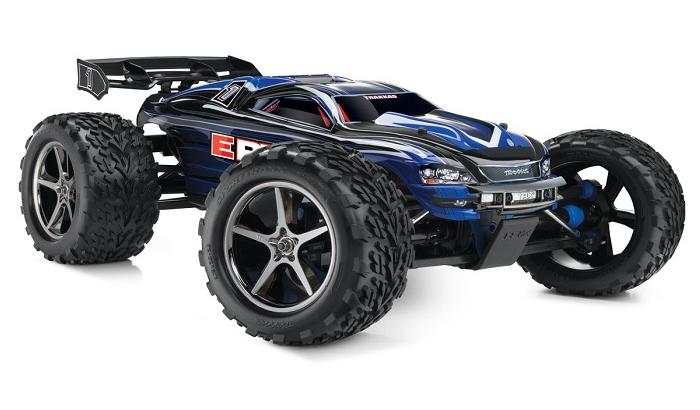 Auto 1/10 E-Revo Brushless Tqi 2.4 Rtr Com 2 Baterias 3000Mah Nimh - Traxxas - Tra56087-1 Bluetooth Id Azul