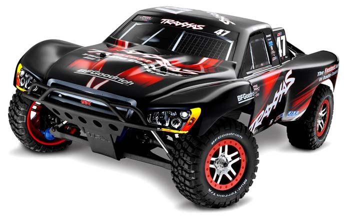 Auto 1/10 Slayer 3.3 Pro 4X4 Rtr 1/10 Short Course Radio Tq 2.4 Ghz - Traxxas - Tra59076-1 Preto/vermelho